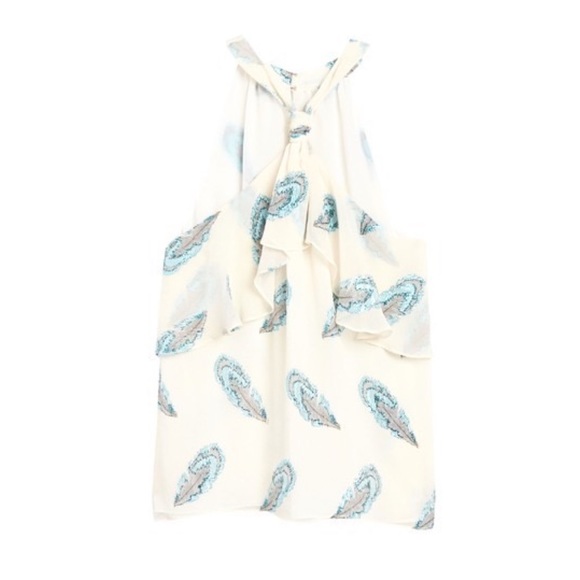 Ramy Brook Tops - Ramy Brook Aviana Tie Back Silk Blend Tank NWT